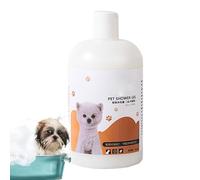 Shampoing de soin pour chien - Gel de bain 500 ml - Crème hydratante pour chats et chiens avec formule naturelle et douce - Nettoyage, soin pour animaux malodorants, bain, soins, hygiène, peau, pelage