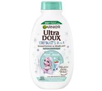 Garnier Ultra Doux - Délicatesse d'Avoine - Shampooing & Démêlant 2-en-1 pour Enfants - Cheveux & Cuir Chevelu Délicats - Au Lait d'Avoine Bio et à la Crème de Riz - Hypoallergénique - 300 ml