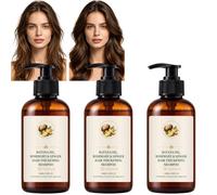 Shampoing densifiant à l'huile de batana, romarin et gingembre pour cheveux (3Pcs)