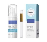 Shampoing doux pour extensions de cils, Mousse nettoyante pour peaux sensibles, Mousse Fine, démaquillage en profondeur, 50ml