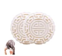 Shampoing Et Après-shampoing à L'eau De Riz, Savon Anti-chute, Shampoing Solide Pour Les Cheveux Des Femmes Et Des Hommes, Après-shampoing Hydratant, Nourrissant Et Adoucissant (2PCS)