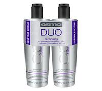Shampoing et après-shampoing Silverising d’Osmo, contenance d’1 l pour chaque bouteille