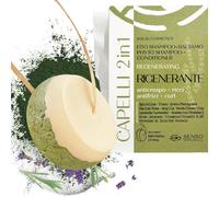 Shampoing Et Après-Shampoing Solide Régénérant Cheveux Bouclés Et Crépus Avec Spiruline, Aloès, Lavande, Argile Vert, Bergamote, 100% Biologique, Naturel Et Vegan, Ph 4,5-5,5 (2 En 1)[Z3382]