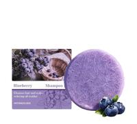 Shampoing et après-shampoing solides Myrtilles. Ce shampoing et après-shampoing solide à la myrtille fortifie la fibre capillaire et est spécialement conçu pour les cheveux fins et indisciplinés.