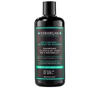 Kerargan - Shampoing Hydratant à l'Huile de Coco Pour Cheveux Déshydratés et Abîmés - Nettoyage Doux et Hydratation - Sans sulfate, OGM, silicone, et huile minérale - 500ml