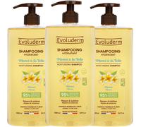 - Shampoing Hydratant Monoï À La Folie - 1000 Ml - 95% D'origine Naturelle - Végan - Fabrication Française - Lot De 3 X 1000 Ml[Z1529]