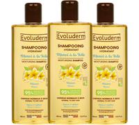 - Shampoing Hydratant Monoï À La Folie - 400 Ml - 95% D'origine Naturelle - Végan - Fabrication Française - Lot De 3 X 400 Ml[Z1528]