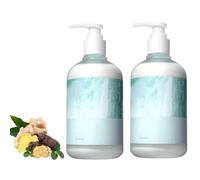 Shampoing Lanshu, Shampoing Régulateur de Sébum Lanshu Polygonum Multiflorum, 400 ml pour Hommes et Femmes, Équilibre du Cuir Chevelu et Protection des Cheveux (2pcs)