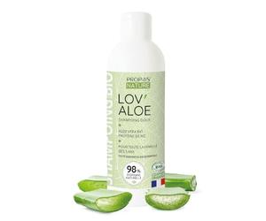 Shampoing Lov'Aloé Bio - Aloé vera Bio, Protéines de riz - Fortifie et redonne du volume aux cheveux - 98% naturel - Fabriqué en France - 200 ml - PROPOS'NATURE