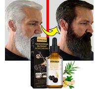 Shampoing magique blanc pour cheveux noirs, savon de couleur naturelle, restauration de la barbe grise, teinture Serum