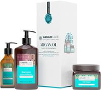 Shampoing + Masque + Sérum À L'argan Restaure La Vitalité De Vos Cheveux Apporte Douceur Et Brillance Hydrate Intensément Les Cheveux Fabriqué En France 400ml + 500ml + 100ml[Z950]
