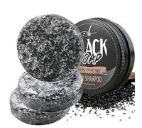 Shampoing Noir Anti Cheveux Blanc,Shampoing Cheveux Blanc Solide,Reverse Gray Hair Shampoings Solide,Anti Gray Bar Black Soap,Cheveuxs Gris Assombrissant Homme Savon Noir (3)