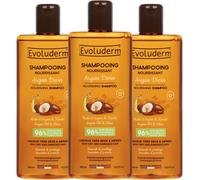 - Shampoing Nourrissant Argan Divin - 400 Ml - 96% D`Origine Naturelle - Végan - Fabrication Française - Lot De 3 X 400 Ml[Z2261]