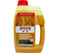 Shampoing Nourrissant Parquets - Nettoie, Nourrit, Protège- Formule Concentrée - Non Glissant Et Sans Rinçage - Au Cire D'abeille Et Savon Noir - Bouchon Doseur - 1l - Fabriqué En France