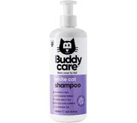 Shampoing pour Chat Blanc de Buddycare (500 ML) : shampoing éclaircissant et purifiant pour Chats - Nettoyage en Profondeur, Parfum Frais et Anti-démangeaisons | À l'aloe Vera et à la provitamine B5