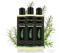 Shampoing pour la croissance des cheveux au romarin, 3 pièces, épaississement, kératine hydrolysée, sec, crépus, endommagé, réparation, hydratant, nettoyage du cuir chevelu