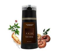 Shampoing Pour Teinture Instantanée, Shampoing Pour Teinture Des Cheveux,Shampooing Colorant Capillaire,Shampooing Colorant Instantané Pour Cheveux (Marron foncé)