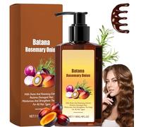 Shampoing revitalisant nourrissant, shampoing à l'huile de batana et à l'extrait de romarin, shampoings Batana. Nettoie, nourrit et revitalise les cheveux en douceur. (1 flacon)