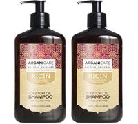 Shampoing RICIN Accélérateur de Croissance | Apporte Force et Résistance au Cheveux | Stimule la Pousse | Nourrit | Lot de 2x400ML
