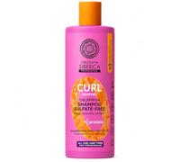 Natura Siberica Oblepikha Siberica Curl Control shampoing à la protéine pour cheveux bouclés sans sulfates 400 ml