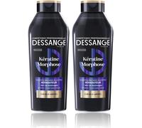 Shampoing Sans Sulfates Réparateur Kératine Morphose - Formule Enrichie En Kératine Végétale & Acide Hyaluronique - Répare & Protège La Fibre Capillaire - Cheveux Abîmés - Lot De 2 X 280ml[Z365]