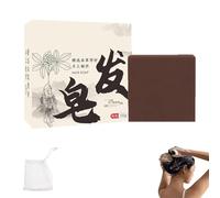 Shampoing-savon Polygonum, Shampoing solide naturel Polygonums Multiflorum, Hydratant et réparateur, Nettoie le cuir chevelu en profondeur, Convient à tous types de cheveux
