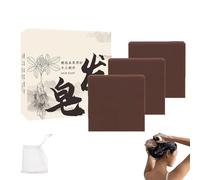 Shampoing-savon Polygonum, Shampoing solide naturel Polygonums Multiflorum, Hydratant et réparateur, Nettoie le cuir chevelu en profondeur, Convient à tous types de cheveux