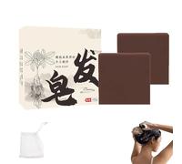 Shampoing-savon Polygonum, Shampoing solide naturel Polygonums Multiflorum, Hydratant et réparateur, Nettoie le cuir chevelu en profondeur, Convient à tous types de cheveux