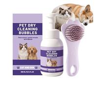 Shampoing sec pour chat, mousse de nettoyage sans eau - Démangeaisons de la peau - Pour chiot, petite, moyenne et grande race, , intérieur, voyage