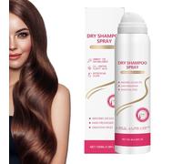 Shampoing sec - Shampooing sec Tons foncés | Pas de spray spray 100 ml | Spray volumisant portable avec ingrédients hydratants et réparateurs, contrôle des frisottis, coiffage facile, pas de lessive