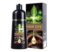Shampoing semi-permanent pour coloration des cheveux, shampooing colorant longue durée, shampooing colorant naturel, shampooing colorant instantané pour homme et femme 500 ml