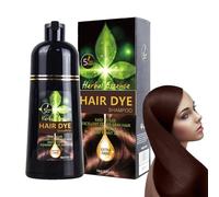 Shampoing semi-permanent pour coloration des cheveux, shampooing colorant longue durée, shampooing colorant naturel, shampooing colorant instantané pour homme et femme 500 ml