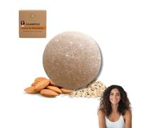 Shampoing Solide à l’Avoine et à l’Huile d’Amande Douce | Shampooing Naturel Hydratant et Définisseur de Boucles | Curly | Adoucit, Nourrit et Apporte de la Souplesse | Sans Sulfates, Végan, Artisanal