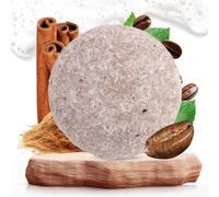 Shampoing Solide à l’Oignon Rouge et à l’Argile Rouge | Shampooing Naturel Fortifiant et Stimulant de la Pousse | Purifie, Apporte Volume et Brillance | Sans Sulfates, Végan (Caféine et cannelle)