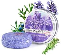 Shampoing solide à la lavande, Shampoing solide anti-chute pour cheveux blancs, Nourrissant, Protection du cuir chevelu, Après-shampoing bio écologique