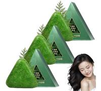 Shampoing solide, après-shampoing solide, pour cheveux aux huiles essentielles végétales, apaisant et fortifiant pour femmes et hommes (3pcs)