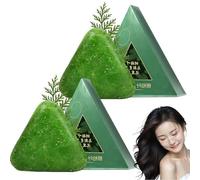Shampoing solide, après-shampoing solide, pour cheveux aux huiles essentielles végétales, apaisant et fortifiant pour femmes et hommes (2pcs)