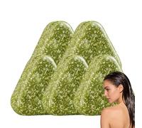 Shampoing solide au gingembre, shampoing solide à base de plantes pour la croissance des cheveux, shampoing nettoyant épaississant et volumisant, contrôle le sébum, élimine les pellicules. (5PCS)