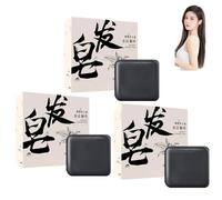 Shampoing solide au Polygonum multiflorum, savon naturel pour cheveux noirs, nourrit et répare les cheveux abîmés, nettoie le cuir chevelu en profondeur, avec un filet moussant, bio et hydratant