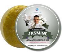 Shampoing Solide Avec Revitalisant Cheveux Secs, Rugueux, Abîmés, Apaisant Du Cuir Chevelu, Nettoyant En Profondeur Nourrissant Hydratant Les Racines Des Cheveux, Adoucissant 60g (Jasmin)