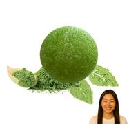 Shampoing Solide en Barre au Thé Matcha | Shampooing Herbal à Usage Fréquent | Nettoyage Naturel, Parfum Thé Vert, Hydratation à l’Huile de Coco | Sans Sulfates, Végan, Artisanal et Zéro Déchet - 65 g