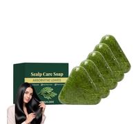 Shampoing solide Nature Triangle pour femmes, pour cheveux lisses (5PCS) | Shampoing solide végan à base de plantes, format voyage, pour le soin des cheveux du cuir chevelu, idéal pour femmes hommes.