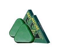 Shampoing Solide Nature Triangle, Shampoing à L'herbe D'usman, Contrôle Le Sébum, élimine Les Pellicules, Savon Solide Nourrissant En Profondeur Pour La Repousse Des Cheveux solide (2PCS)