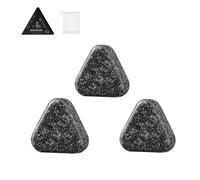 Shampoing solide Nature Triangle, shampoing au savon noir Nature, shampoing solide assombrissant, bio, hydrate et répare les cheveux abîmés, nettoie et renforce en douceur les cheveux (3pcs)
