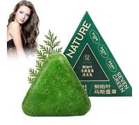 Shampoing Solide Nature-Triangle, Shampoing Nature Soap, Apaisant Et Fortifiant Pour Les Cheveux Des Femmes Et Des Hommes,1Pcs