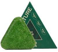 Shampoing Solide Nature Triangle, Shampoing Solide À L'herbe, Apaisant Et Fortifiant For Les Cheveux Des Femmes Et Des Hommes, Réduisant La Chute Des Cheveux(1pcs)