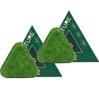 Shampoing Solide Nature Triangle, Shampoing Solide À L'herbe, Apaisant Et Fortifiant For Les Cheveux Des Femmes Et Des Hommes, Réduisant La Chute Des Cheveux(2pcs)