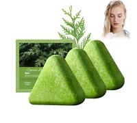 Shampoing Solide Nature Triangle, Shampoing Solide Au Romarin Pour Fortifier Les Cheveux, Shampoing Hydratant Qui RéPare En Profondeur La SéCheresse Et Les Frisottis, Shampoing Fortifiant (3 PCS)
