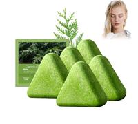 Shampoing Solide Nature Triangle, Shampoing Solide Au Romarin Pour Fortifier Les Cheveux, Shampoing Hydratant Qui RéPare En Profondeur La SéCheresse Et Les Frisottis, Shampoing Fortifiant (5 PCS)