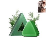 Shampoing solide Nature Triangle, Shampoing solide naturel à base de plantes, soin capillaire doux et nourrissant pour femmes et hommes (1PCS)